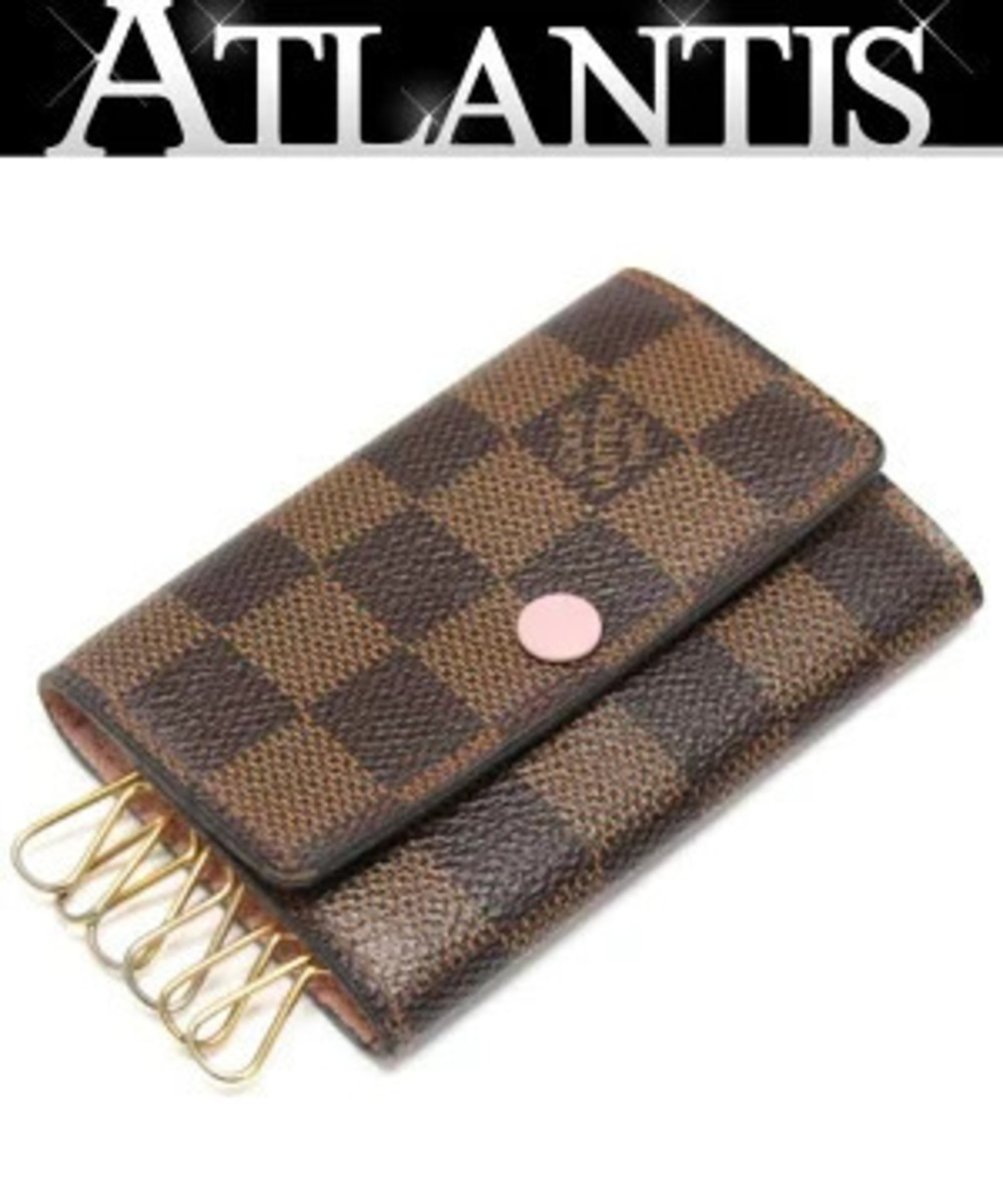 Louis Vuitton Multicles Key Case Wallet Monogram Rose Pink Ballerine